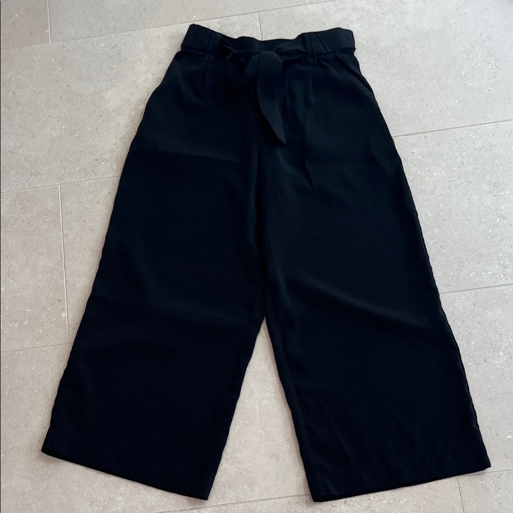 Zara Black Wide Leg Pants